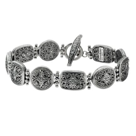 Byzantine Filigree Mixed Shape Bracelet 6417