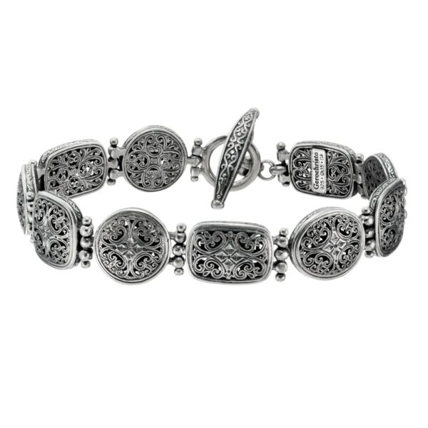 Byzantine Filigree Mixed Shape Bracelet 6417