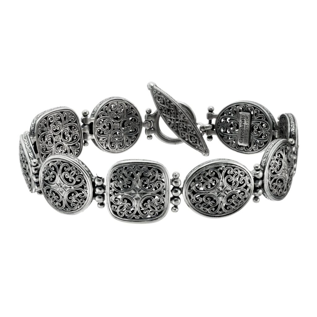 Byzantine Filigree Mixed Shape Bracelet-6418