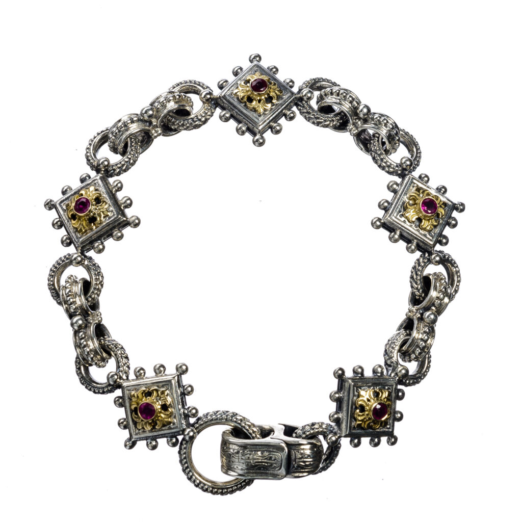 Byzantine Square Link Bracelet