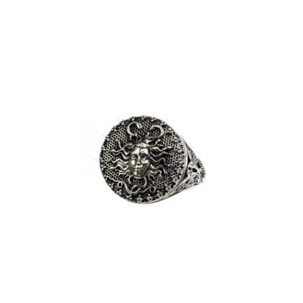 Medusa Ring Greek Mythology Handmade in Sterling Silver 925