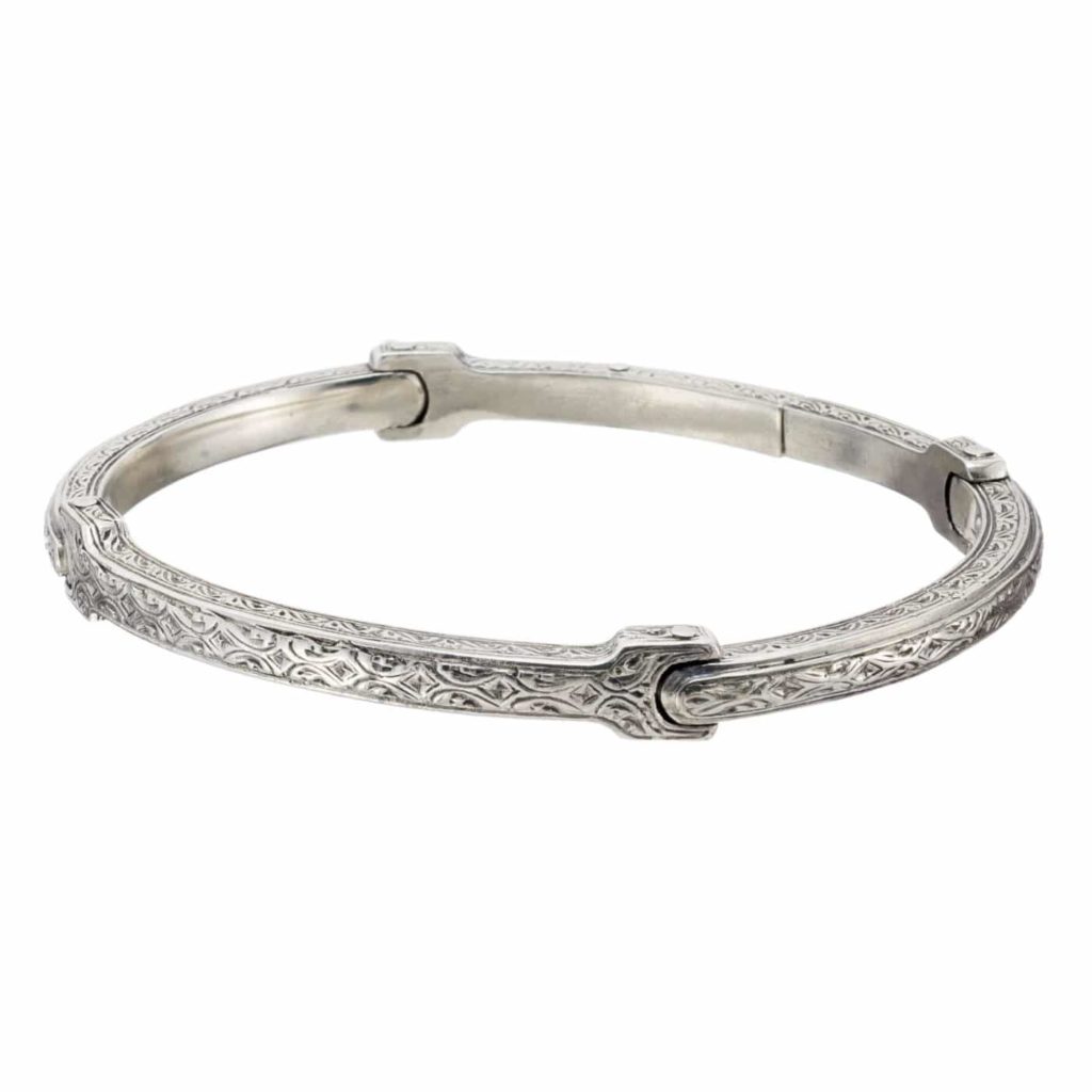 Bangle Bracelet Classic in Sterling Silver 925