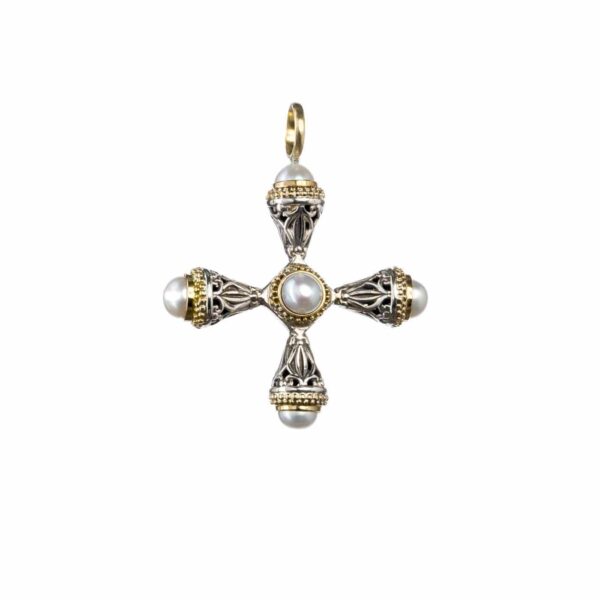 Pearl Cross Necklace