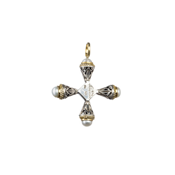 Pearl Cross Pendant