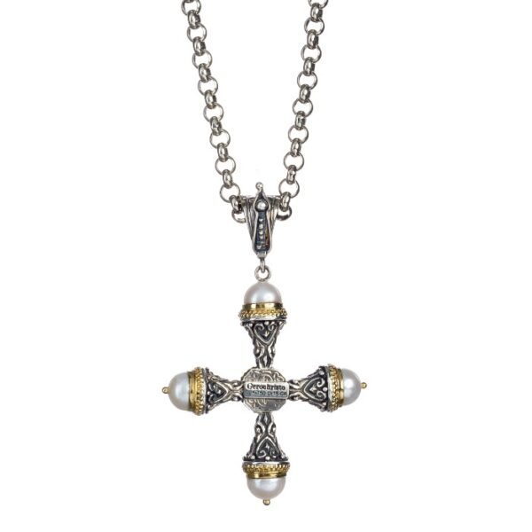 Cultured Pearl Cross