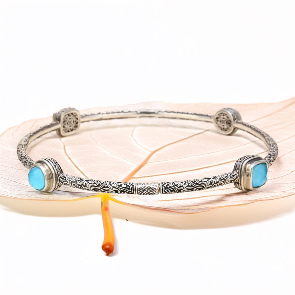Bangle Bracelet in Sterling Silver 6495