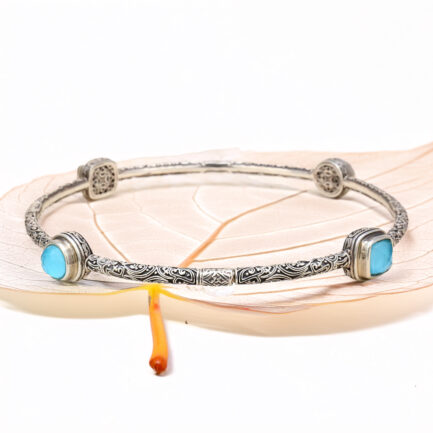 Bangle Bracelet in Sterling Silver 6495