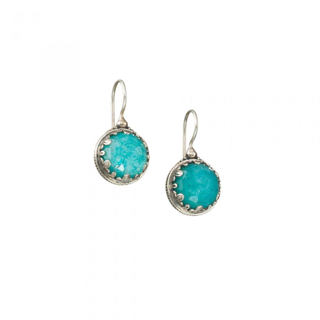 Colors Round Earrings in Sterling Silver 925 for Women’s