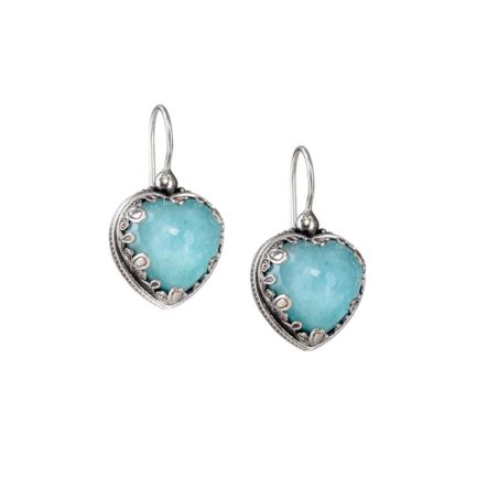 Heart Colors Earrings in Sterling Silver 925 for Women’s