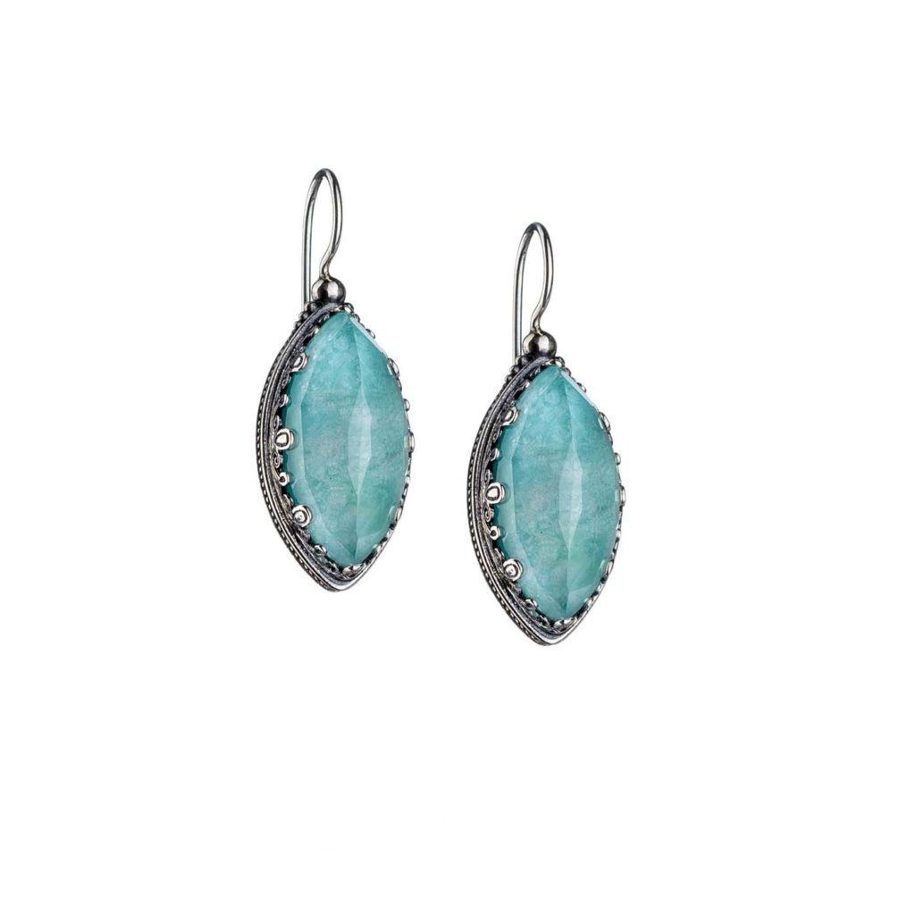 Colors Navette Earrings in Sterling Silver 925 for Women’s