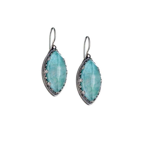 Colors Navette Earrings in Sterling Silver 925 for Women’s