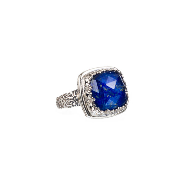 Color Square Ring in Sterling Silver 925