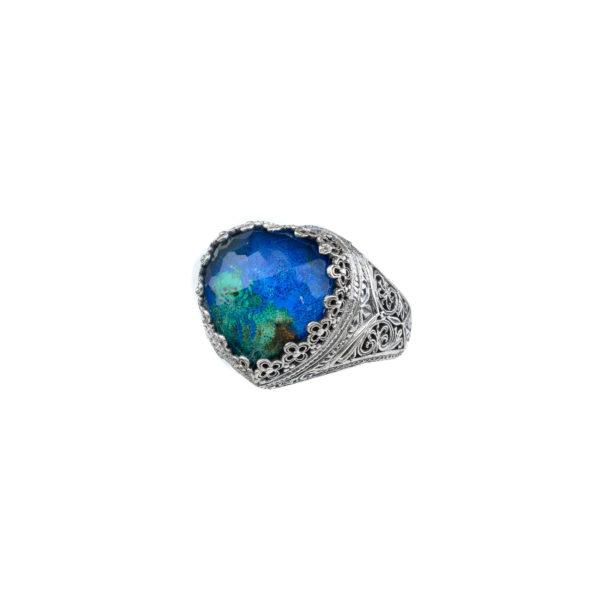 Heart Color Ring in Sterling Silver 925