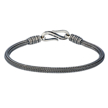 Men’s Braided Handmade Chain 925 Sterling Silver