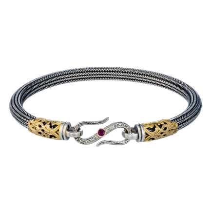 Bracelet for Men Braided Handmade Chain 6549 a
