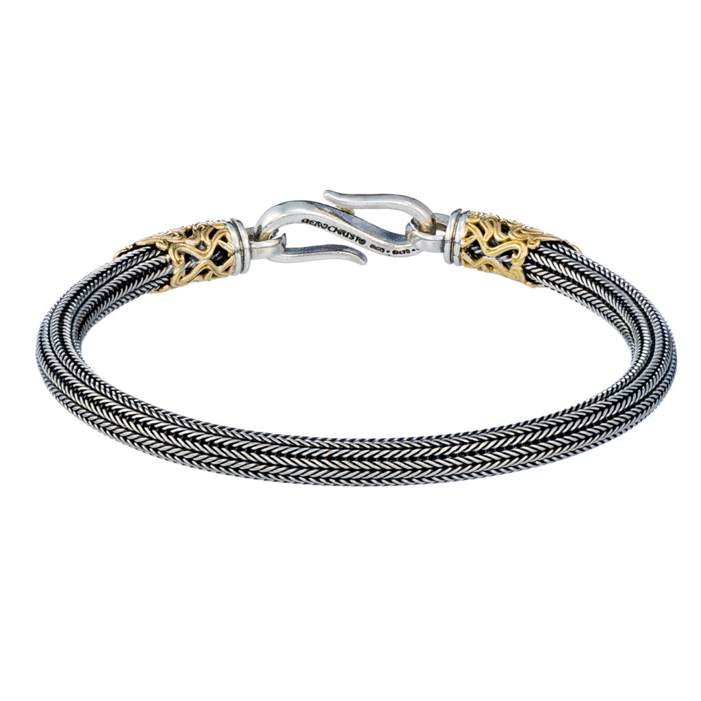 Bracelet for Men Braided Handmade Chain 6549 b