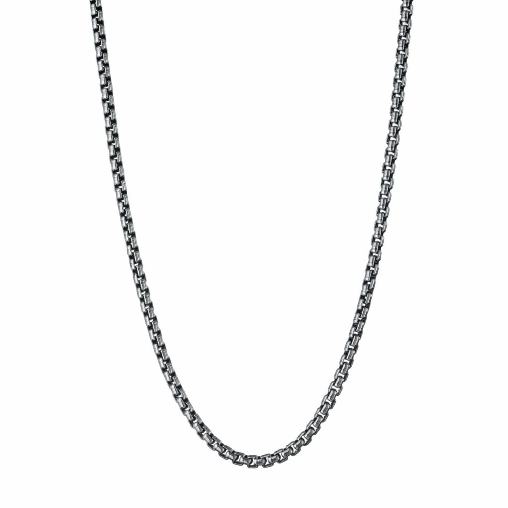 Box Chain Sterling Silver 925 3.7mm