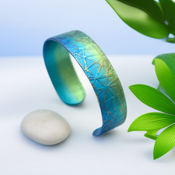 Anodized Titanium Cuff Bracelets B152960-GIA