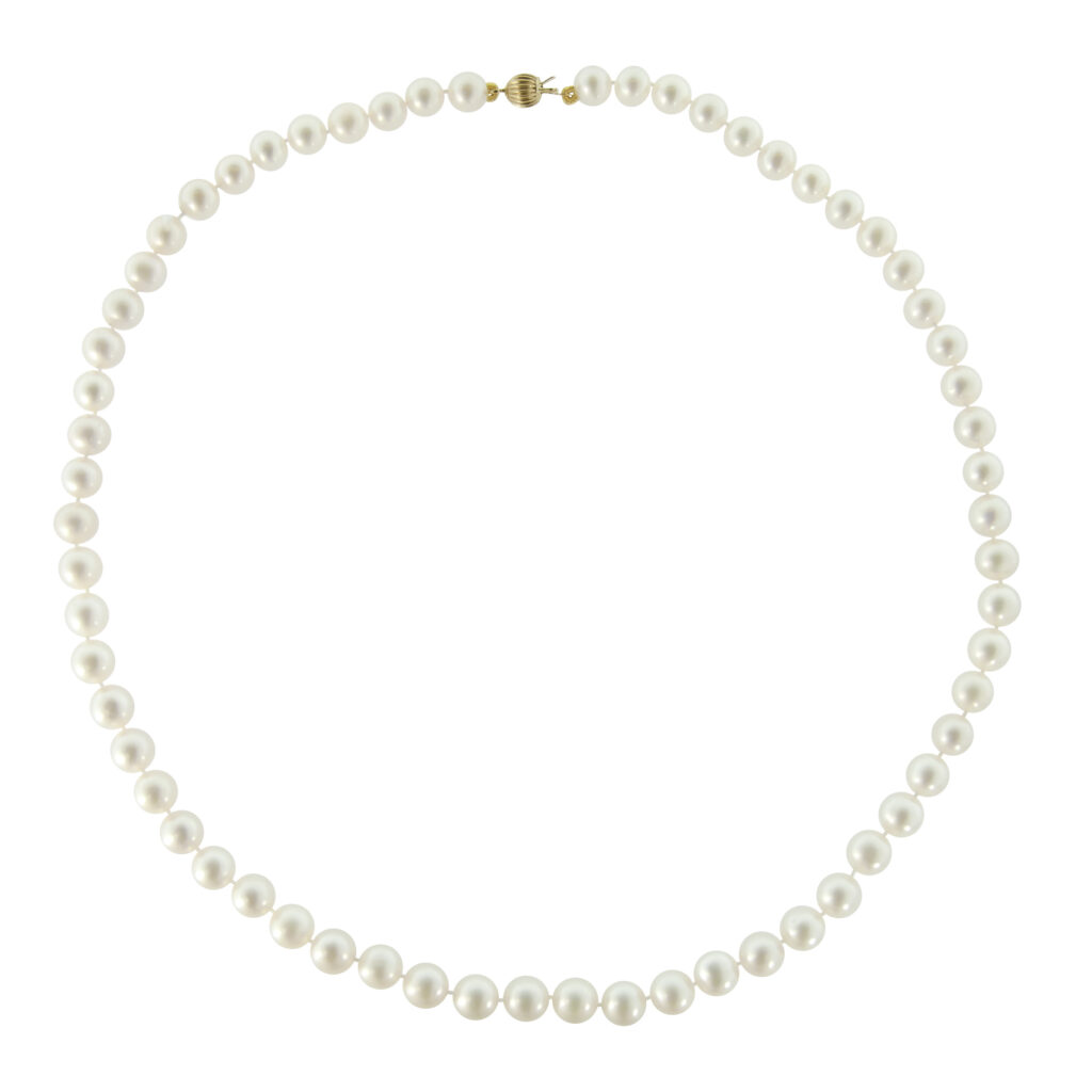 Fresh Water Pearl Necklace 6.5-7mm N153125-PE f