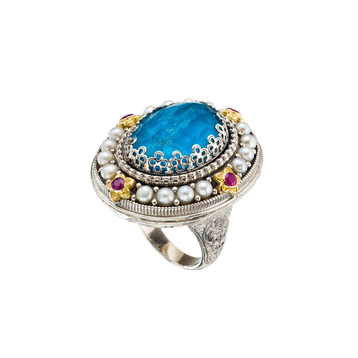 Oval Large Color Ring 20008-2
