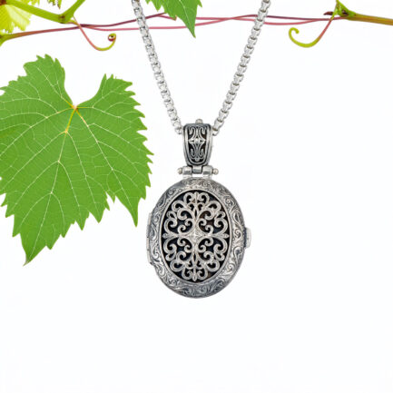 Oval Locket Large Pendant 3417