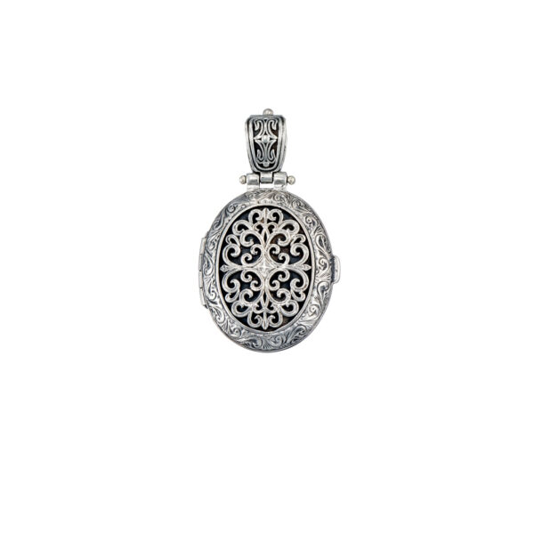 Oval Locket Large Pendant 3417 a