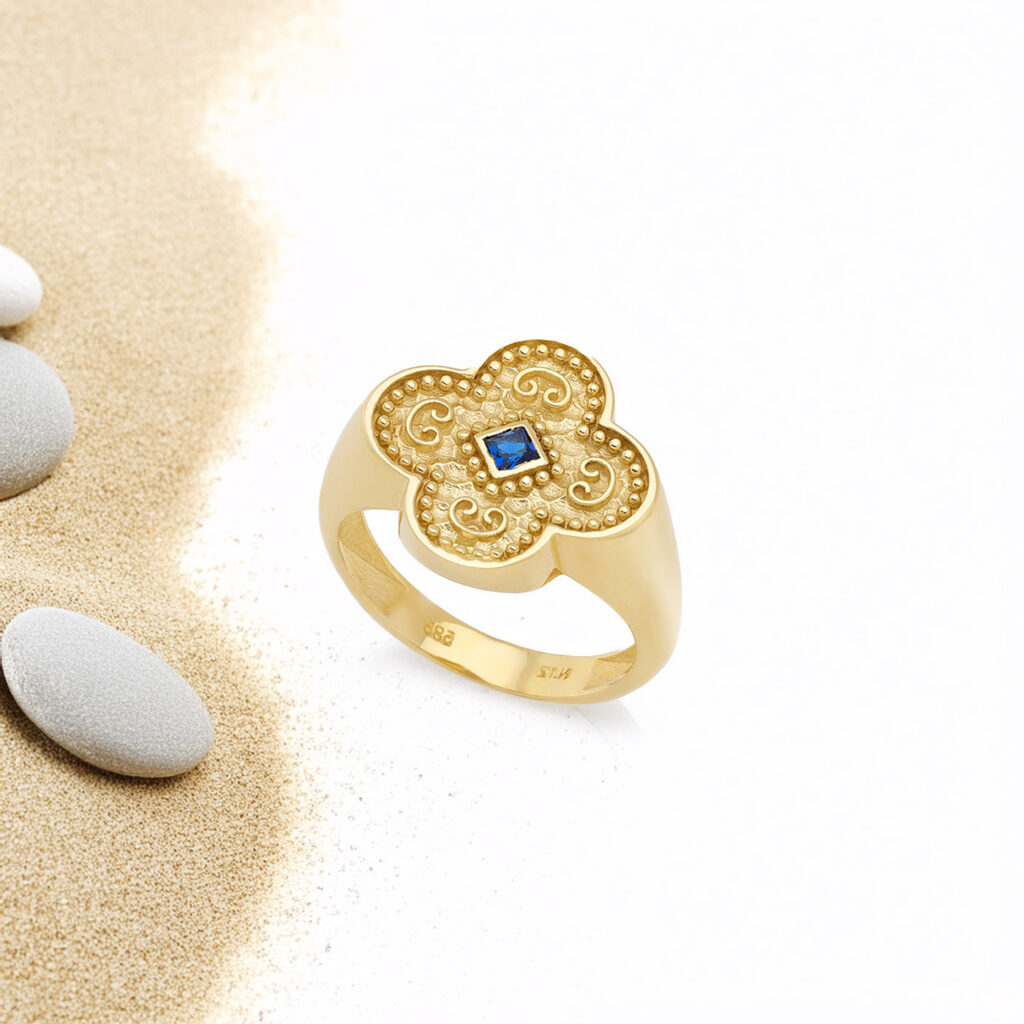 Faith Ring with 14k Gold R153177-A b