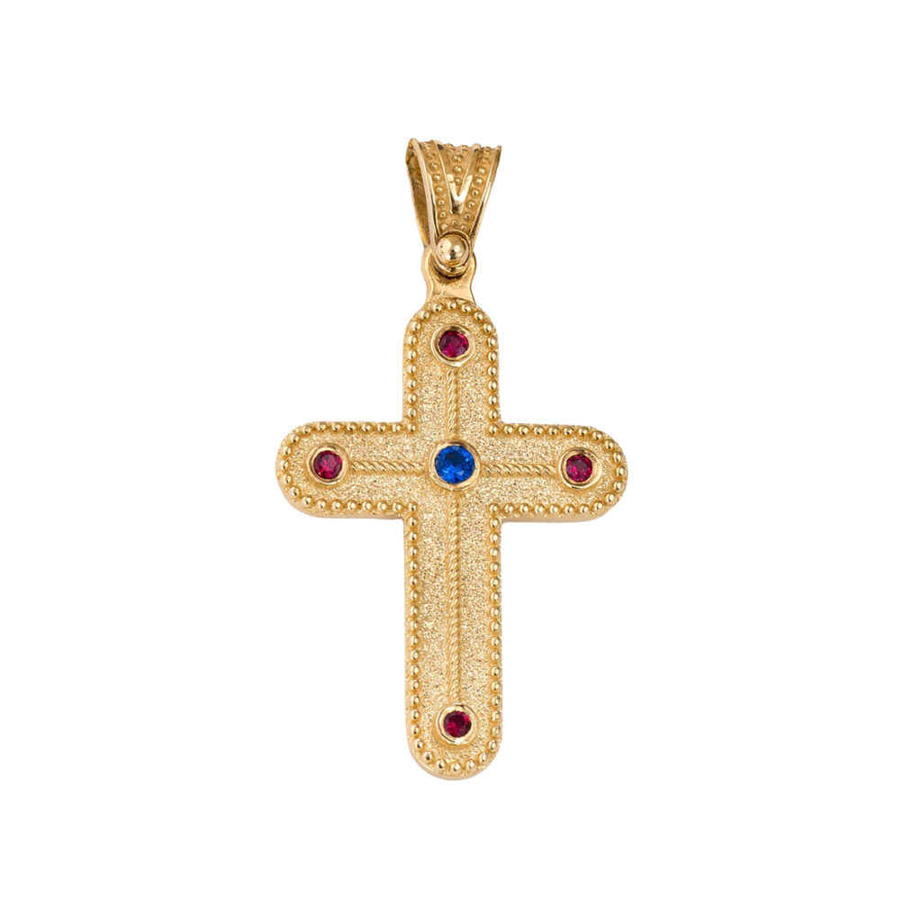 14K Gold Cross Pendant Faith Jewelry