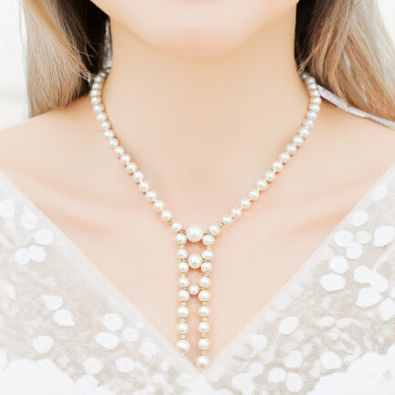 Fresh Water Pearl necklace 6.0-6.5mm K14