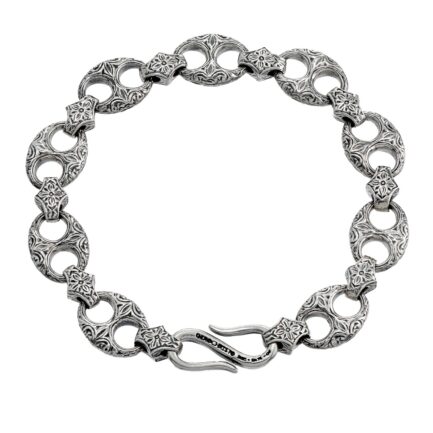Thita Thin Link Bracelet in Sterling Silver