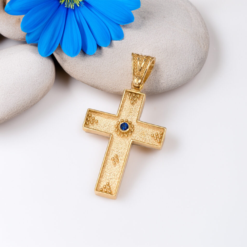 Western Cross in 14k Gold Faith Jewelry
