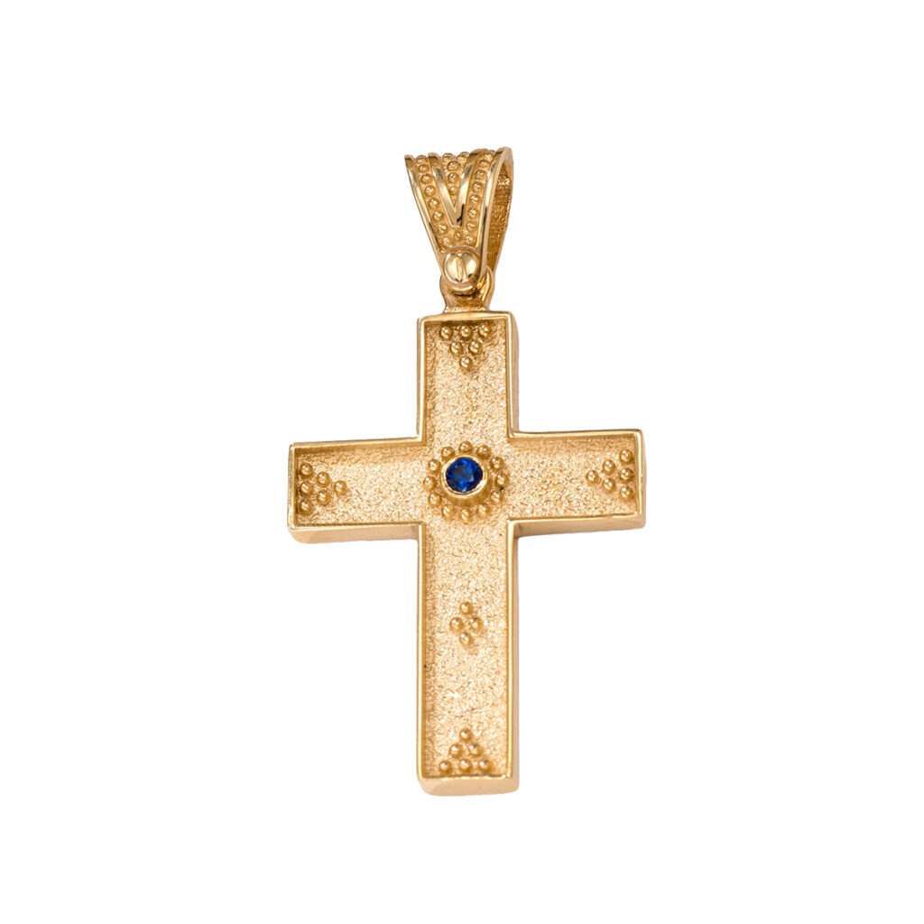 Western Cross in 14k Gold Faith Jewelry