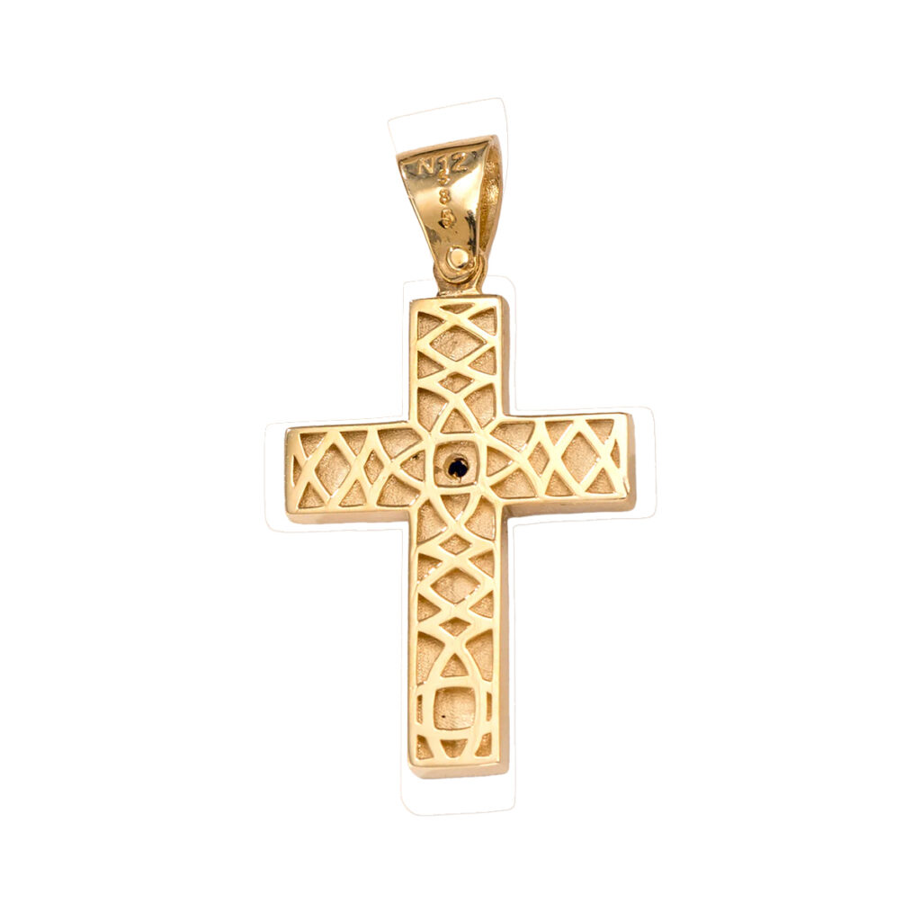 Western Cross in 14k Gold Faith Jewelry